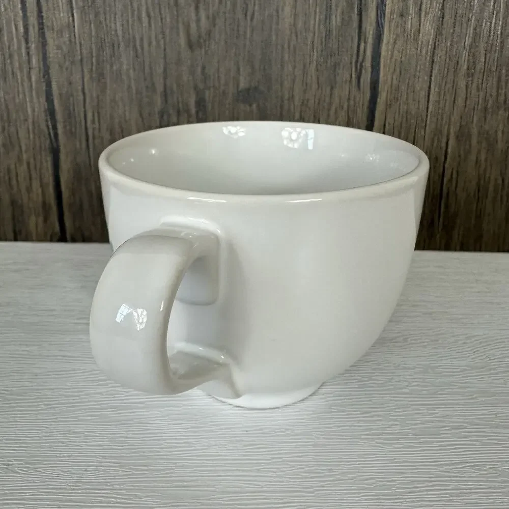 IKEA Bullra 15199 Coffee Mug Cup Large 16 oz Turquoise Floral Flowers